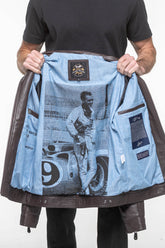 Steve McQueen Craig 2 Leather Jacket Dark Brown Men